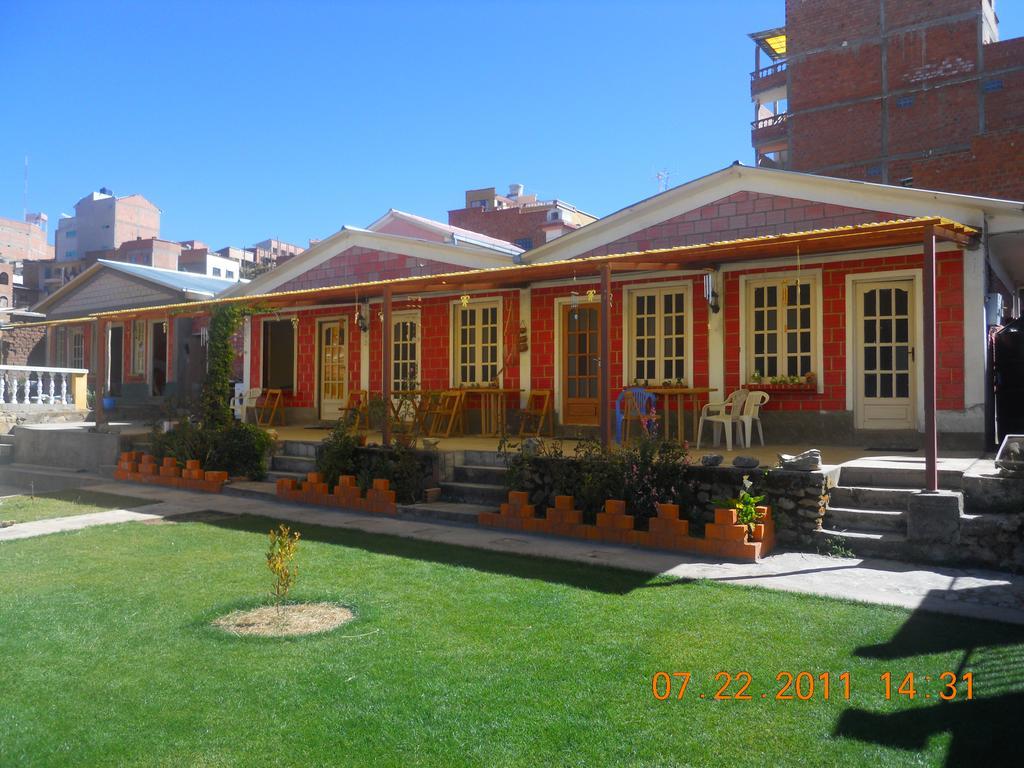 Hostal La Casa Del Sol Copacabana  Eksteriør billede